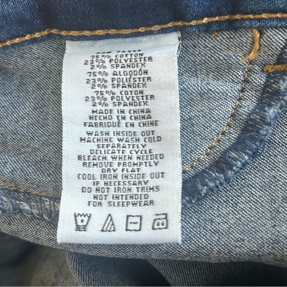 NWT DKNY Girls Full Length Regular Rise Stretch Denim Jeans 14 - Endless Sky - Picture 10 of 10